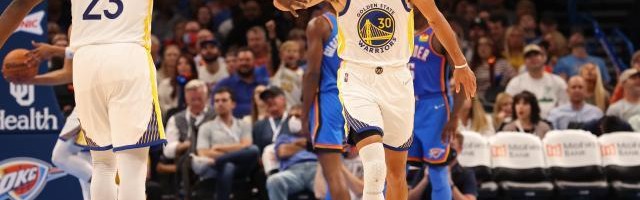 开季四连胜复刻73胜赛季 名嘴：只有一队能赢勇士！