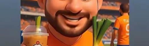 AI视频瓦科手拿大葱和奶茶告白泰山，瓦科本人被逗笑了：