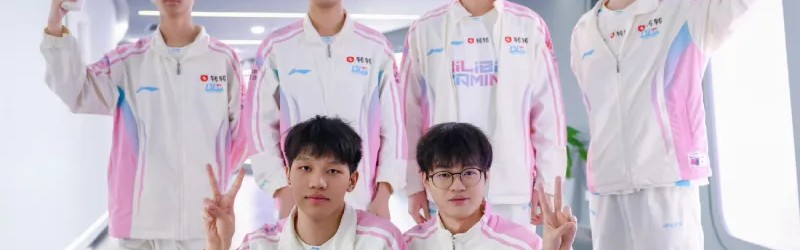 战胜JDG后，BLG分享赛场合照：锋芒所向